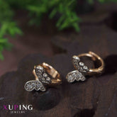 Gold Plated Butterfly Designed Xuping Earring